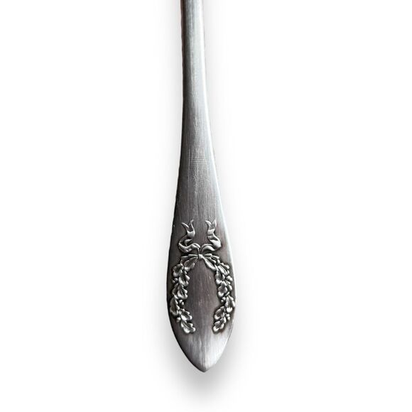 Pierced Pastry Server Kitchen Utensils Rockford Silverplate Co. 5 Flatware 8.25” - Picture 4 of 5